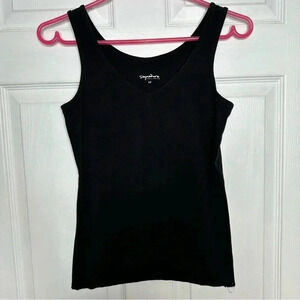 Signature by Suzy Sheir Tank Top Black Size  Small